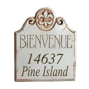 French Country Wall Decor, Bienvenue sign 