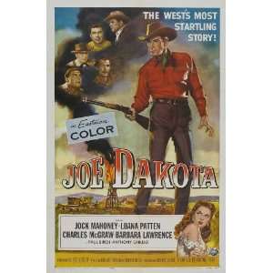  1957 Joe Dakota 27 x 40 Movie Poster   Style A