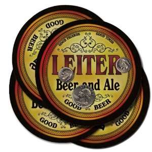  Leiter Beer and Ale Coaster Set