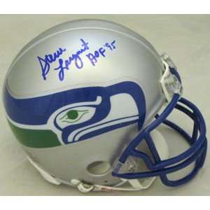  Steve Largent Autographed Seattle Seahawks Mini Helmet 