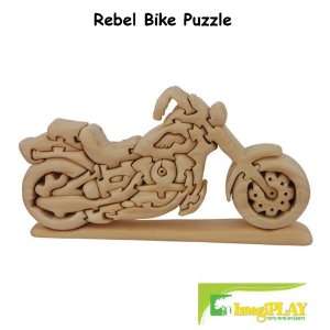  ImagiPLAY Natural Dream Rebel Bike Puzzle (#20821) Toys 