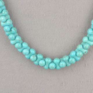 New Style Stunning Nature Genuine Turquoise Free Ship Pendant Necklace 