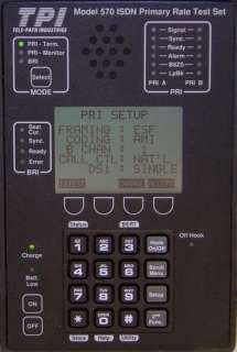 TTC/Acterna TPI 570 Portable ISDN Primary Rate Test Set  