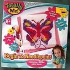 Totally Me BEGIN To NEEDLEPOINT Kit For Ages 6+~~New in 