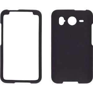    Black Soft Touch Snap On Case for HTC Inspire 4G Electronics