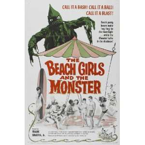 The Beach Girls and the Monster Movie Poster (11 x 17 Inches   28cm x 