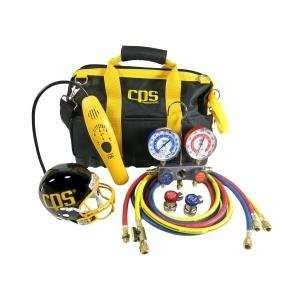 CPS Products (CPSKTBLM4) Tool Bag Kit with Leak Detector and Manifold