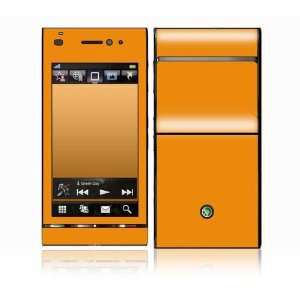 Simply Orange Design Decorative Skin Cover Decal Sticker for Sony 