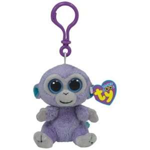  Ty Beanie Boos   Blueberry Clip the Monkey Office 