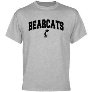  NCAA Cincinnati Bearcats Ash Mascot Arch T shirt Sports 