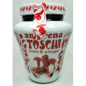 Amarena Toschi Italian Cherries in Syrup 18 Oz.  Grocery 