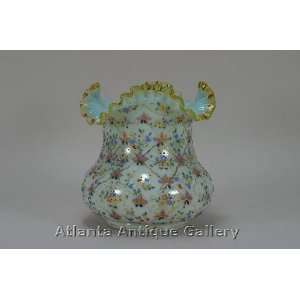  Victorian Art Glass Vase