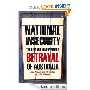 National Insecurity Linda / Thurbon, Elizabeth / Mathews, John Weiss 