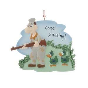 Personalized Duck Hunter Christmas Ornament