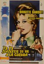 Babette Goes to War 1959 Spanish 27 x 39 Movie Poster  