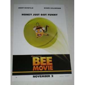  BEE MOVIE 13X20 INCH PROMO MOVIE POSTER 