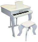 Schoenhut FANCY BABY GRAND PIANO 30 Key WHITE 3005W