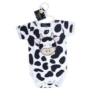    Eieio Moo Cow Baby Snapshirt/onesie/bodysuit