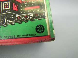 Rare Vintage Marx Wind Up Tin Toy Litho Train Tram Part  