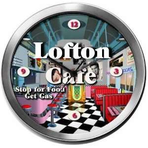  LOFTON 14 Inch Cafe Metal Clock Quartz Movement Kitchen 