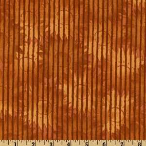  44 Wide Sunflowers Stripe Tonal Brown Fabric By The Yard 