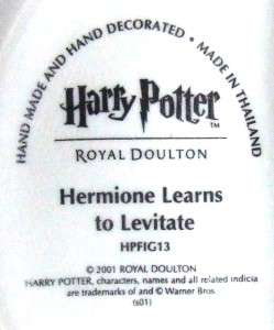 ROYAL DOULTON HARRY POTTER FIGURE HERMIONE LEARNS TO LEVITATE BOXED 