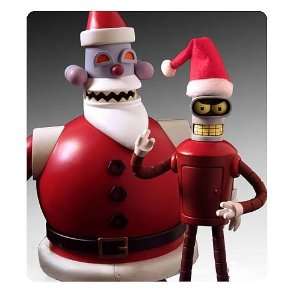  Futurama SDCC 2008 Exclusive Robot Santa and Bender 2 Pack 