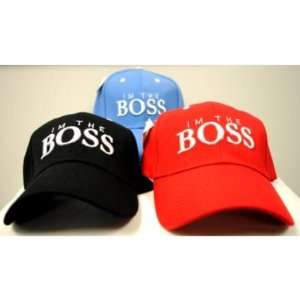   Baseball Hats Caps I am Boss Case Pack 12