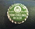 UNUSED CLICQUOT CLUB TOM COLLINS SODA CORK BOTTLE CAP