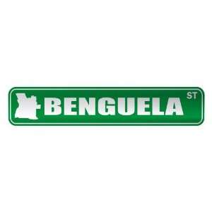   BENGUELA ST  STREET SIGN CITY ANGOLA
