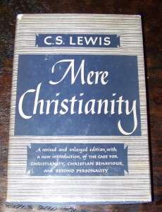 Mere Christianity by C.S.Lewis 1st/1st US Edition HBDJ  
