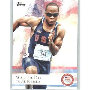 2012 Topps US Olympic Team Collectible Card # 4 Walter Dix 