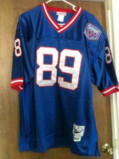 NWT Mark Bavaro New York Giants 2XL 54 Throwback Jersey SEWN 1990 