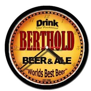  BERTHOLD beer and ale cerveza wall clock 