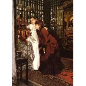   James Tissot Canvas Art Repro Young Ladies looking