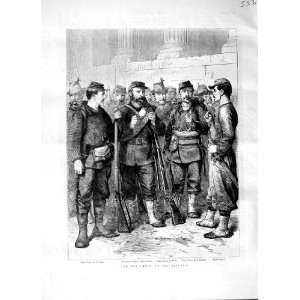  1870 LEVIES ZOUAVE FRANC TIREUR BORDEAUX GIRONDE WAR