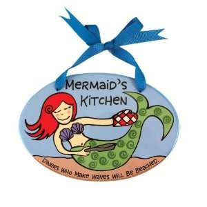  Our Name is Mud Mermaid Oval Plaque by Artist Lorrie 