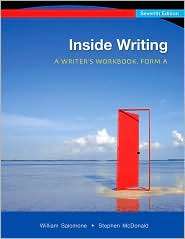Inside Writing, Form A, (0495802506), William Salomone, Textbooks 