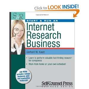  Start & Run an Internet Research Business [Paperback 