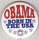2012 Barak Obama 2 1/4 Born In The USA Button L@@K 
