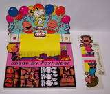 Snoopy Happy Birthday Colorforms Pop Up 1965 High Grade  