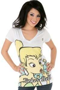 FUN Disney Tinker Bell Tee Shirt Size L BNWT & Socks  