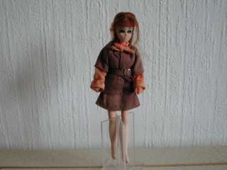 VINTAGE DAWN ANGIE DOLL 1970 TOPPER CORP JAPAN + ORIGINAL OUTFIT RED 