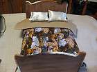 American Girl Bed with Horse Head Bedding Pillows In Browns For 18 
