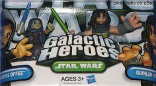 Star Wars The Clone Wars BARRISS and QUINLAN VOS Galactic Heroes 