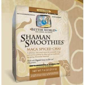 Better World Shamon Smoothies maca spiced chai 7.4 oz powder 7.40 