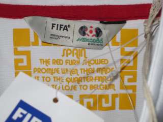 FIFA Mexico 1986 Spain World Cup Soccer Jacket XL Espan  