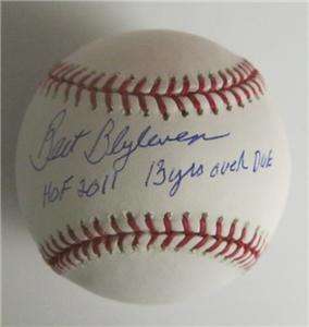 BERT BLYLEVEN Signed Auto Baseball HOF 2011 PSA  