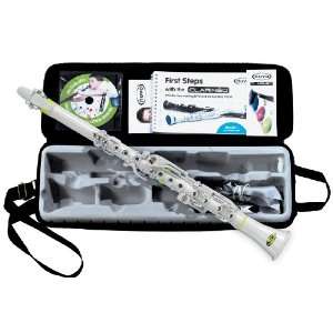  Nuvo Clarineo NCSTGN C Clarinet   White with Green 
