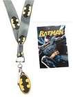 dc comics batman logo grey lanyard 75222 